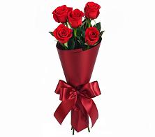 Букет 5 Красных роз Эдлесс Лав в Харланиху-2