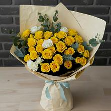 Букет цветов из:  Розы #REPLACE_PRED# Харланиху-2