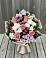 Букет цветов из: Альстромерии, Гвоздики, Розы и Хризантемы в Харланиху-2