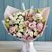 Букет цветов из: Альстромерии и Розы в Харланиху-2