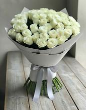 Букет 35 Белых роз в Харланиху-2