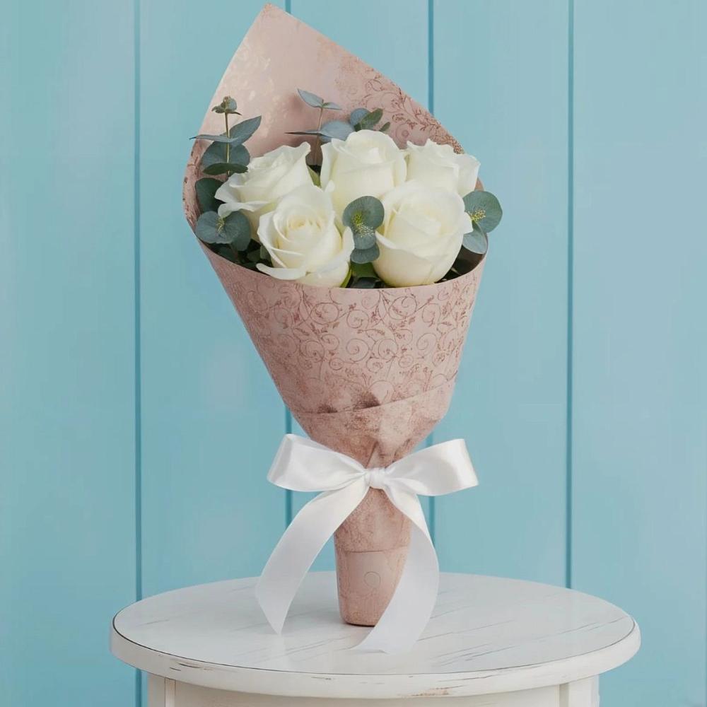 Букет цветов из: Розы в Харланиху-2