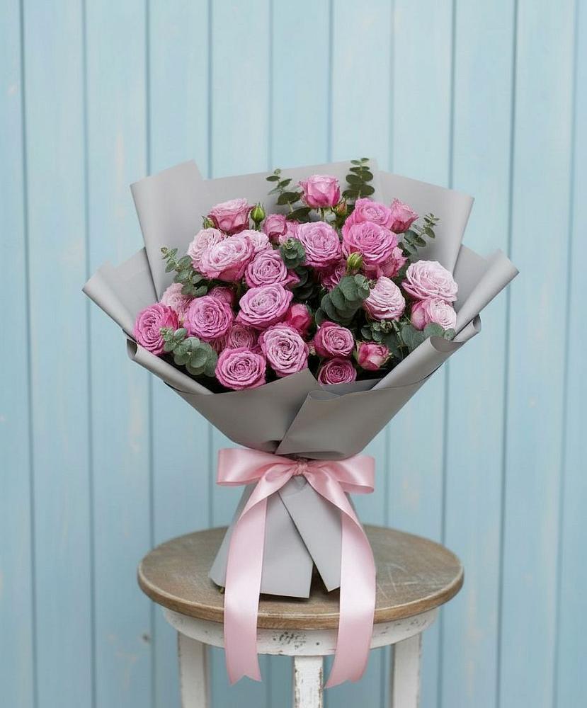 Букет цветов из: Розы в Харланиху-2