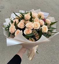 Букет Кремовые розы Латте #REPLACE_PRED# Харланиху-2