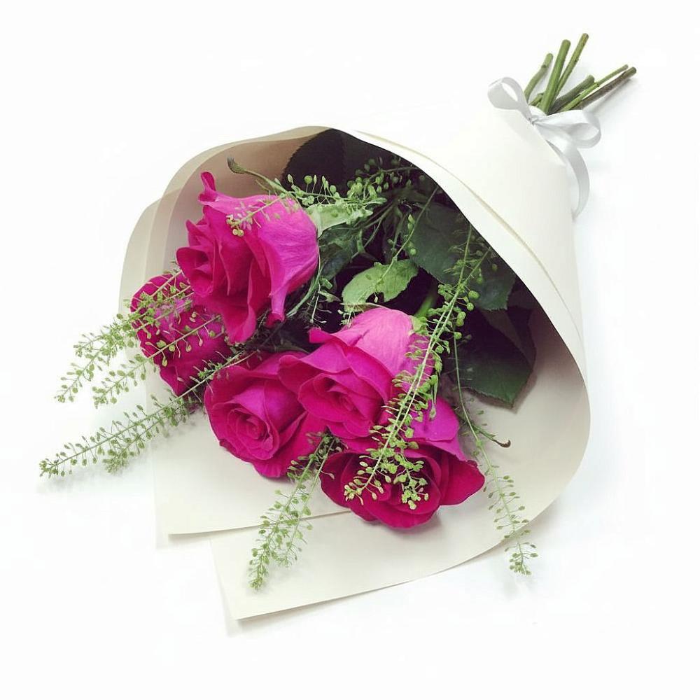 Букет цветов из: Розы в Харланиху-2