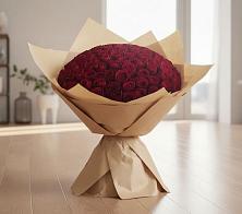 Букет 101 Красная роза в Харланиху-2