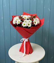 Букет цветов из:  Хризантемы в Харланиху-2