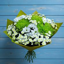 Букет цветов из:  Хризантемы в Харланиху-2