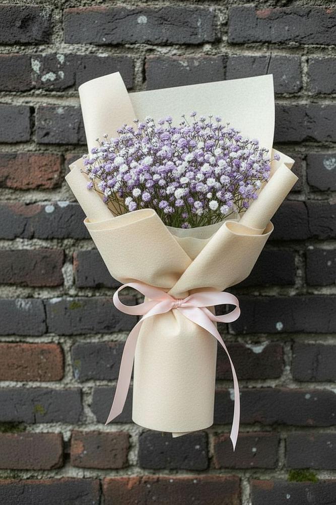 Букет цветов из: Гипсофила в Харланиху-2