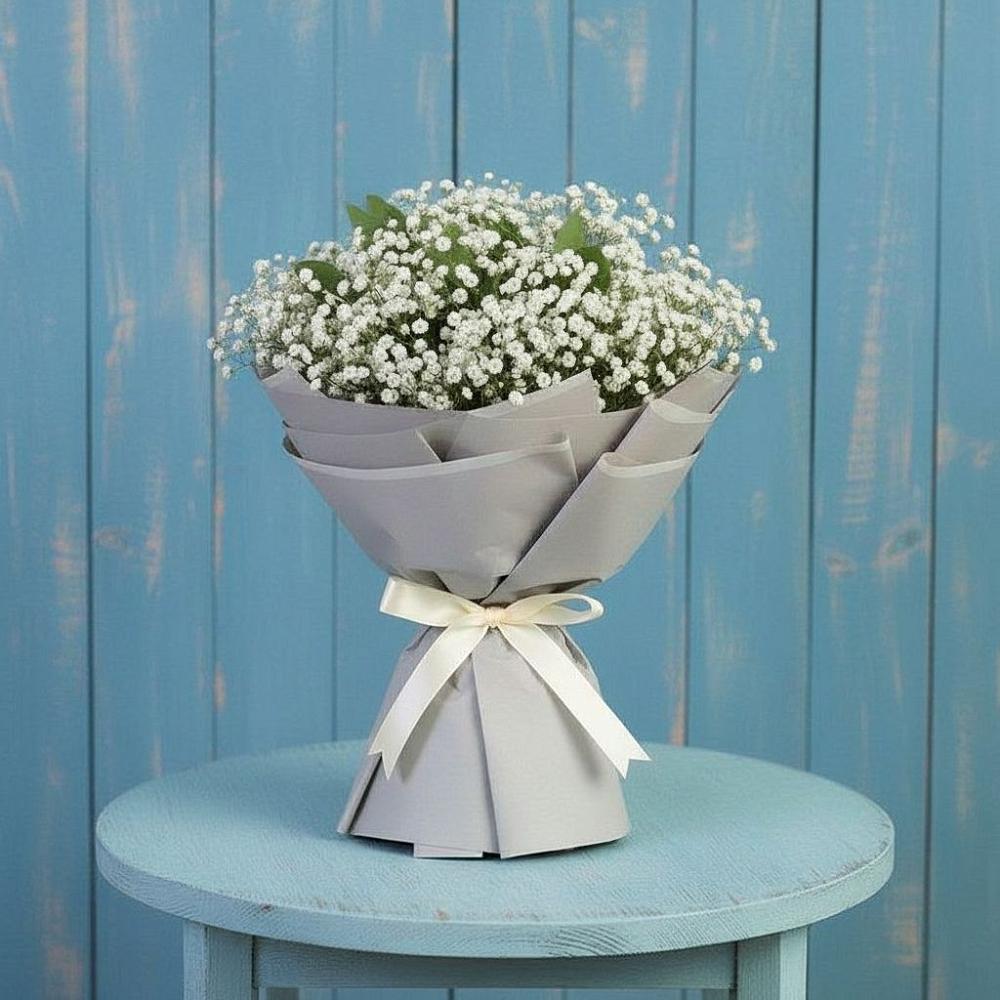 Букет цветов из: Гипсофила в Харланиху-2