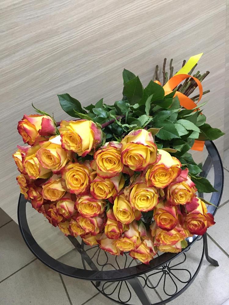 Букет Желтые розы в Харланиху-2