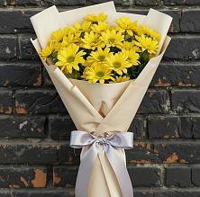 Букет цветов из:  Хризантемы в Харланиху-2