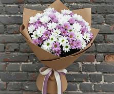 Букет цветов из:  Хризантемы в Харланиху-2