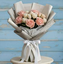 Букет цветов из:  Розы #REPLACE_PRED# Харланиху-2