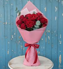 Букет цветов из:  Розы в Харланиху-2