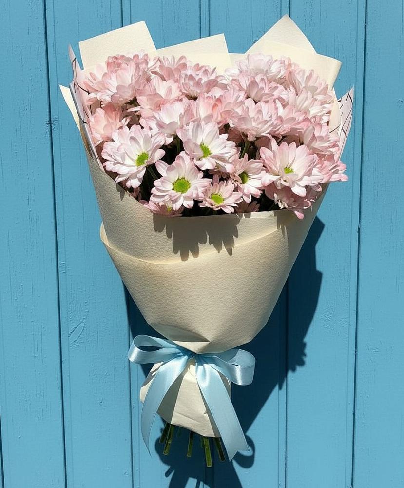 Букет цветов из: Хризантемы в Харланиху-2