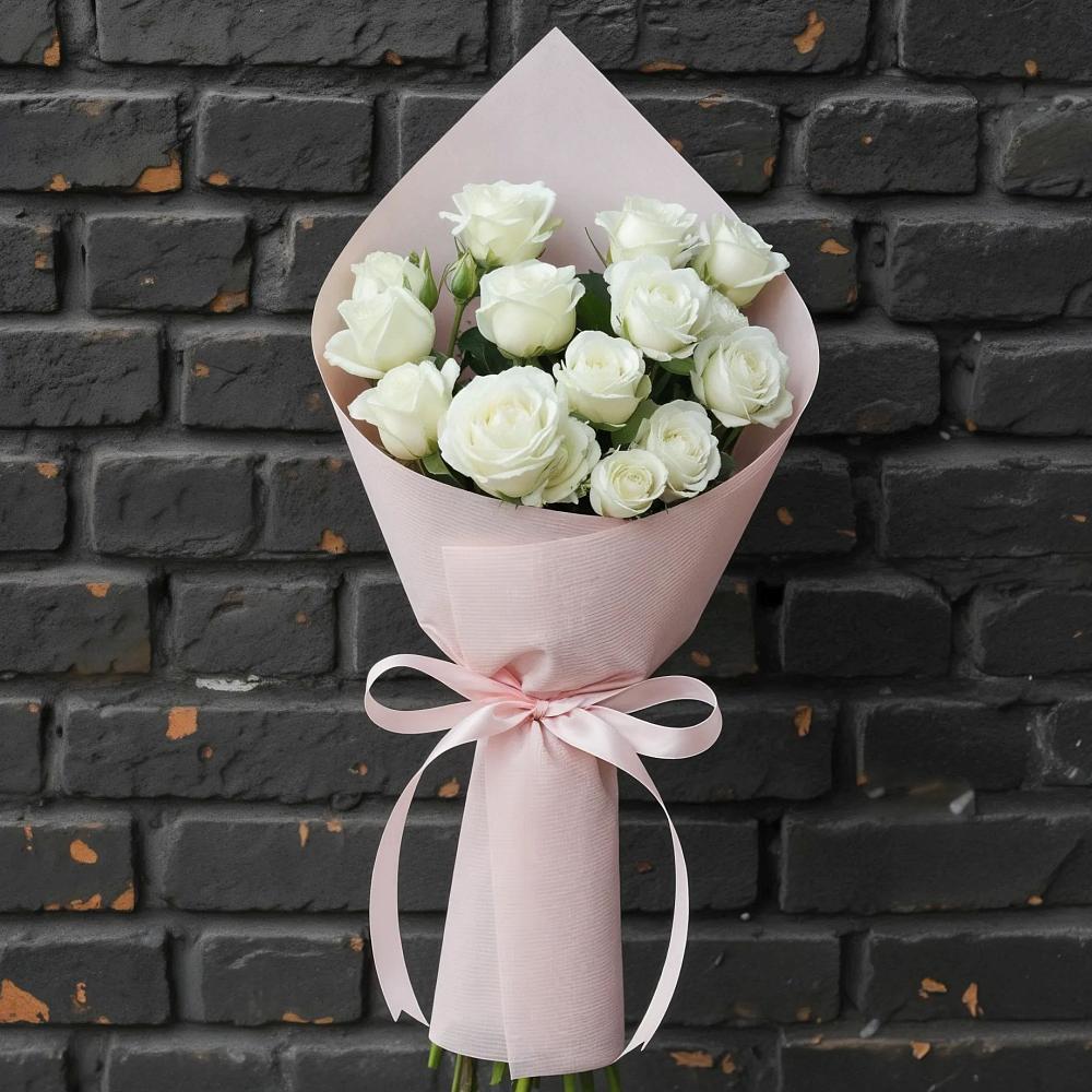 Букет цветов из: Розы в Харланиху-2