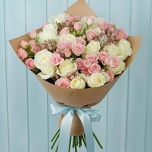 Букет цветов из:  Розы в Харланиху-2